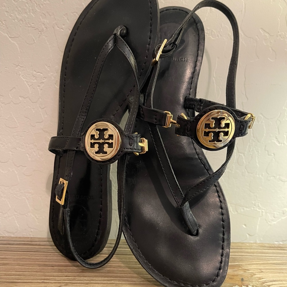 Tory Burch Sandals, size 8 black